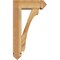 Ekena Millwork Legacy Arts and Crafts Rough Sawn Bracket w/ Offset Brace, Western Red Cedar, 6"W x 16"D x 28"H BKT0604X16X28LEC03RWR - alternate 3